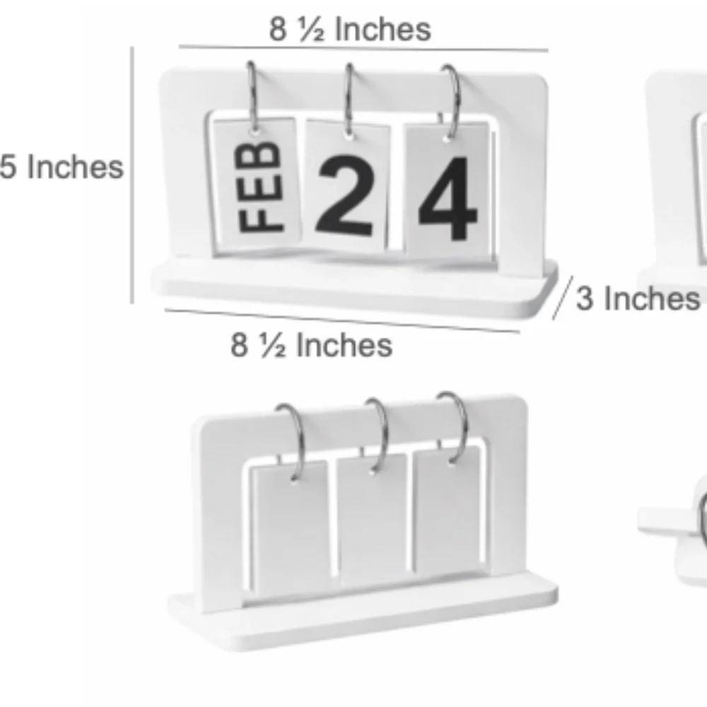 Versatile Desk Calendar Good For Office, Home, Tables, Yearly/Monthly Use